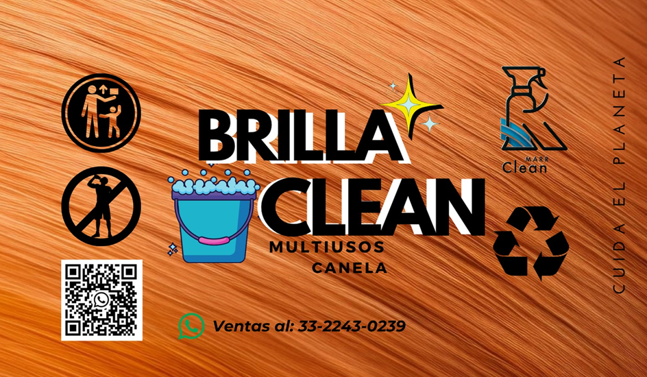 BrillaClean Canela – Limpiador Multiusos