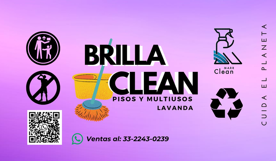 BrillaClean Lavanda – Limpiador Multiusos