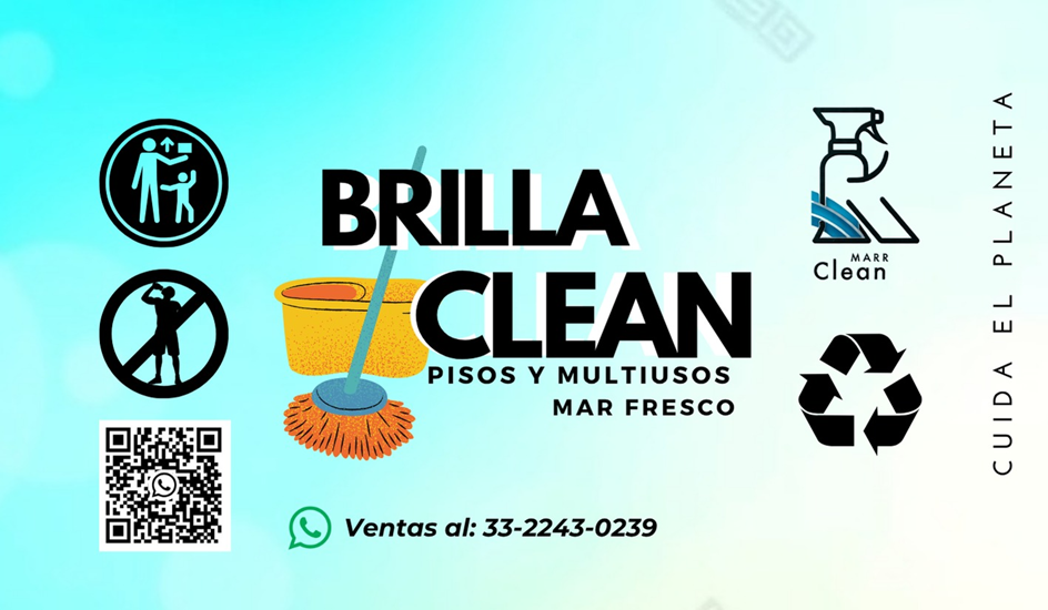 BrillaClean Mar Fresco – Limpiador Multiusos