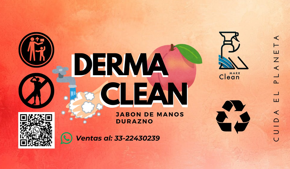 DermaClean Durazno – Jabón para Manos